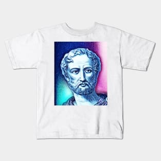 Cayo Plinio Segundo Snowy Portrait | Cayo Plinio Segundo Artwork 13 Kids T-Shirt